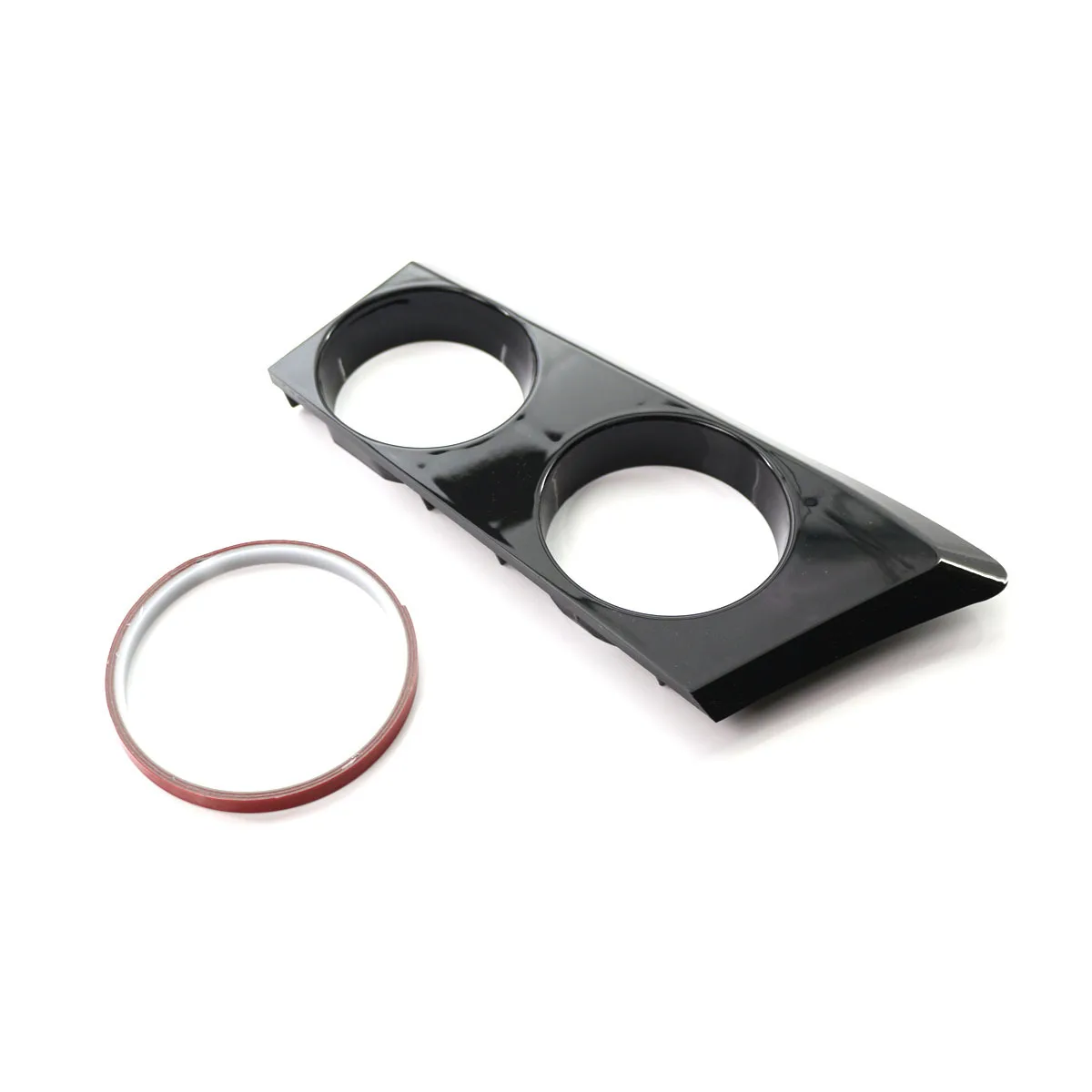 For BMW 1 Series E81 E82 E87 E88 2004-2011 Bright Black Water Cup Holder Car Carbon Grain Beverage Cup Holder