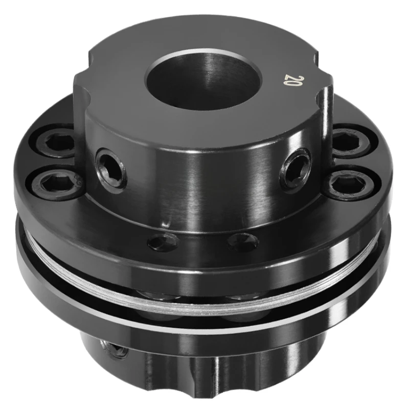 No. 45 steel 8-hole high-torque step single diaphragm coupling with keyway