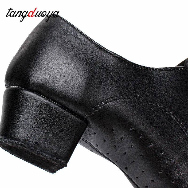 New Men's Latin Dance Shoes Ballroom Tango Man latin dancing Shoes For Man Boy Kids Dance Sneakers Jazz 3.5cm Heels Size 24-45