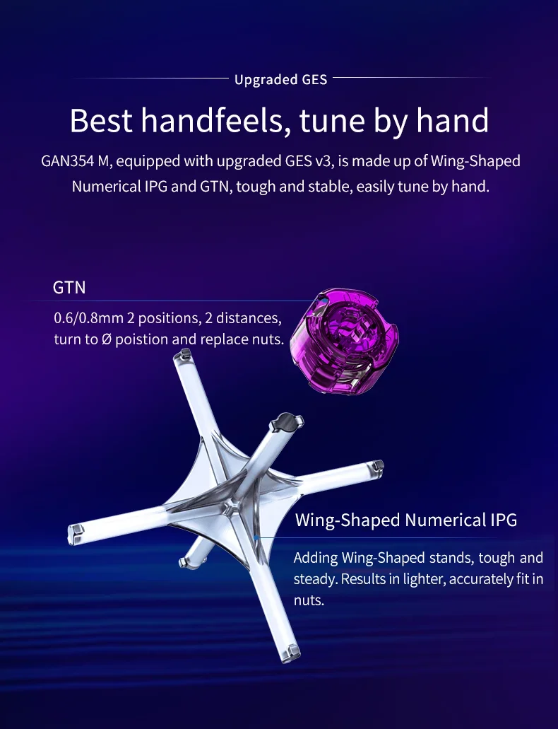 [Ecube] gan im m v2 ، لغز مغناطيسي ، مكعب سحري 3x3x3 ، لعبة سرعة احترافية للأطفال