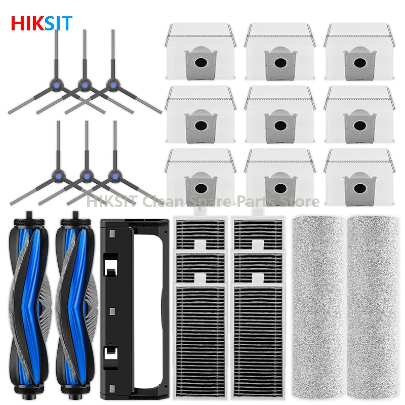 

Accessories For Ecovacs X8 Pro Omni Yeedi S14 Plus Vacuum Cleaner Main Side Brush Hepa Filter Rag Dust Bag Replacement Parts