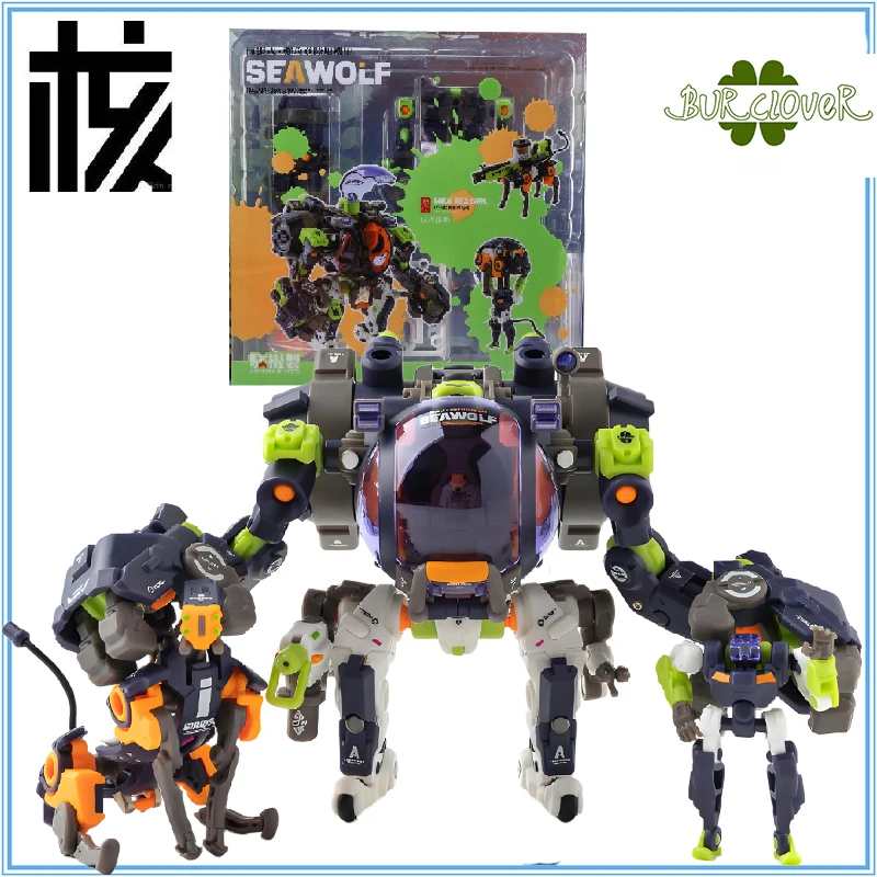 

Original ROBOT BUILD- RB-17S SEAWOLF Anime Action Figure Assembly Model Toys Collectible Model Ornaments Gifts For Children