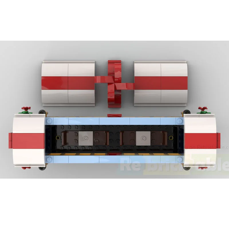 

MOC-239446 Праздничный поезд, строительные блоки, строительные блоки, расширительная тяговая карета, кирпичная игрушка, 3061 шт., креативные игрушки, подарок на день рождения