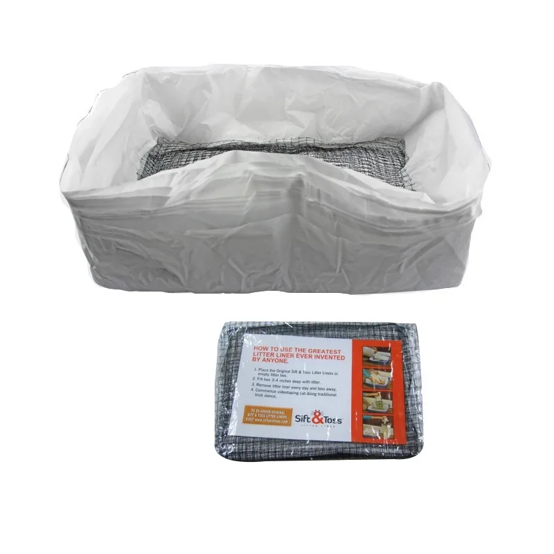 

30pcs Washable Cat Litter Filters - Easy to Use, Recyclable, Designed for Pet Litter Box Liners