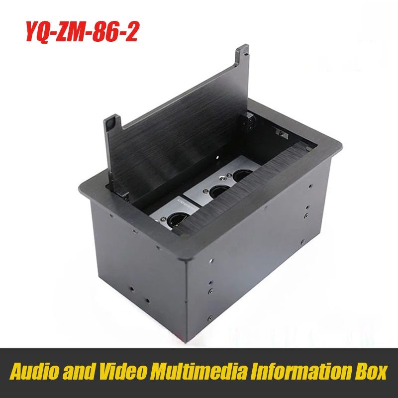 

86 Panel Box D-Type Module Installation Flip Type Multifunctional Desktop Socket Audio and Video Multimedia Information Box