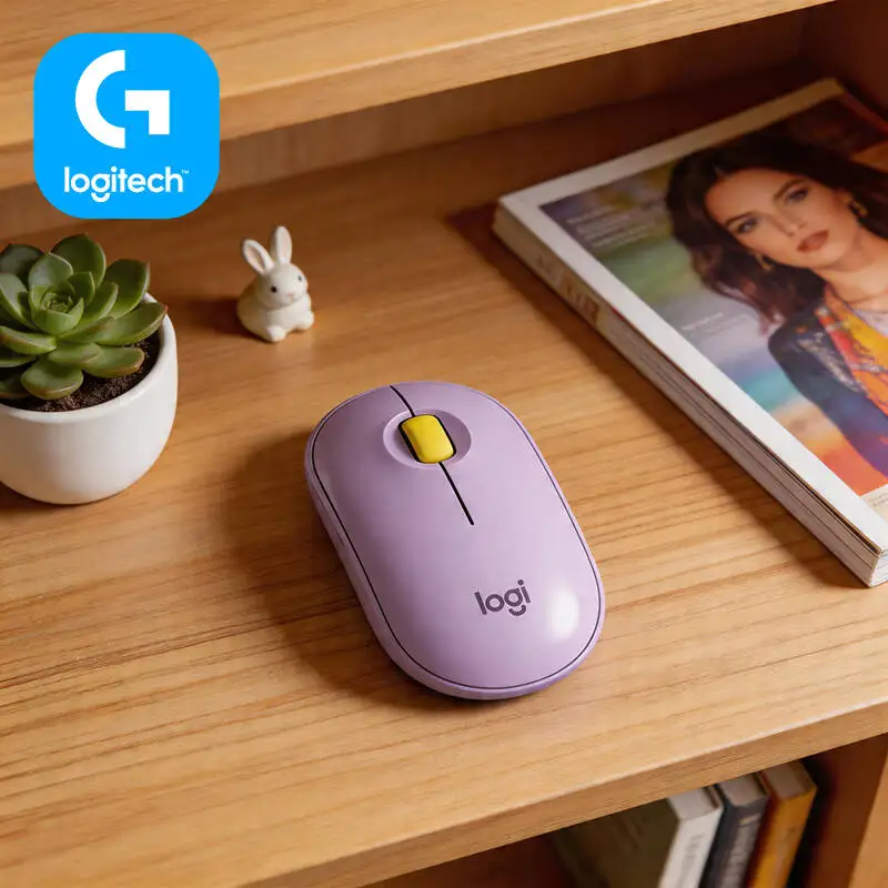 

Logitech M350 Wireless Office Mouse - Quiet Scroll, 10m Range, Bluetooth Low Energy, 18-Month Battery, Daily Work Study Ready