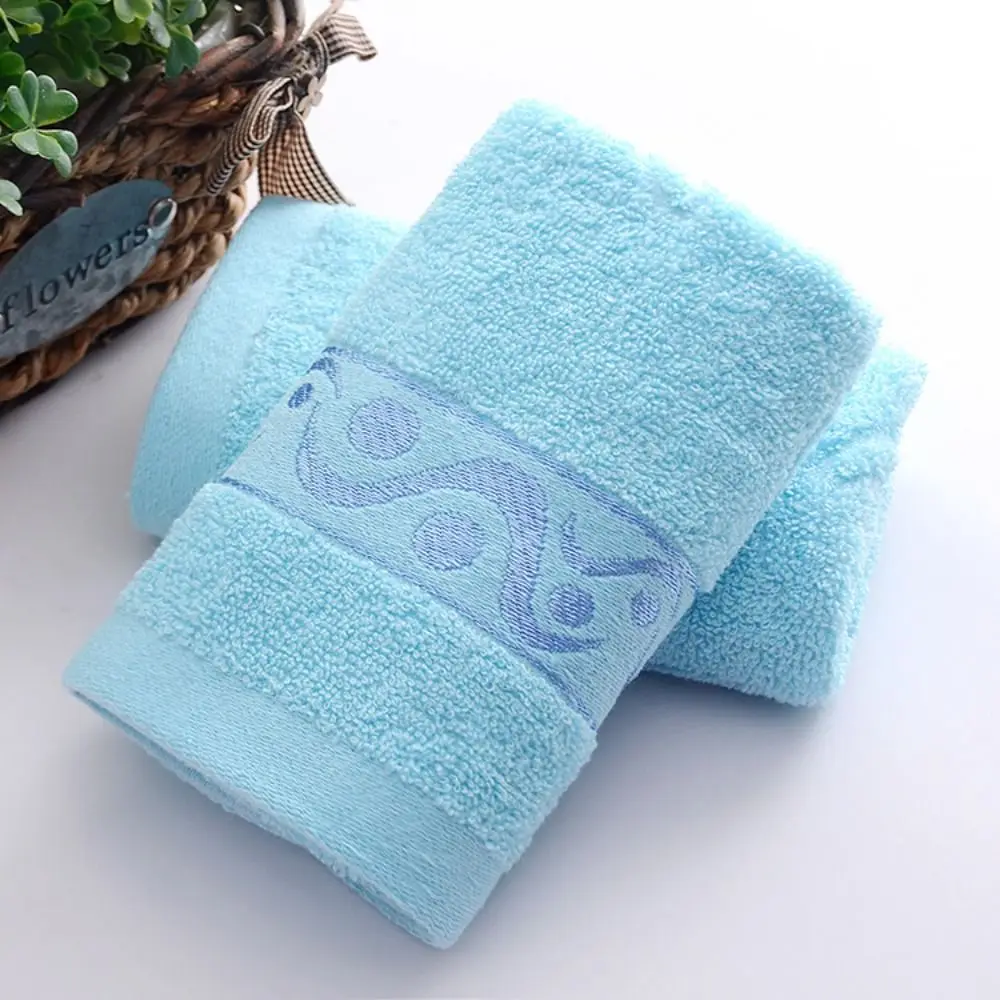 Bathroom Blanket Supplies 33x73cm Ruyi Wavy Bath Towel Luxury Cotton Couple Face Towel Quick-drying Soft Hand Towel Household