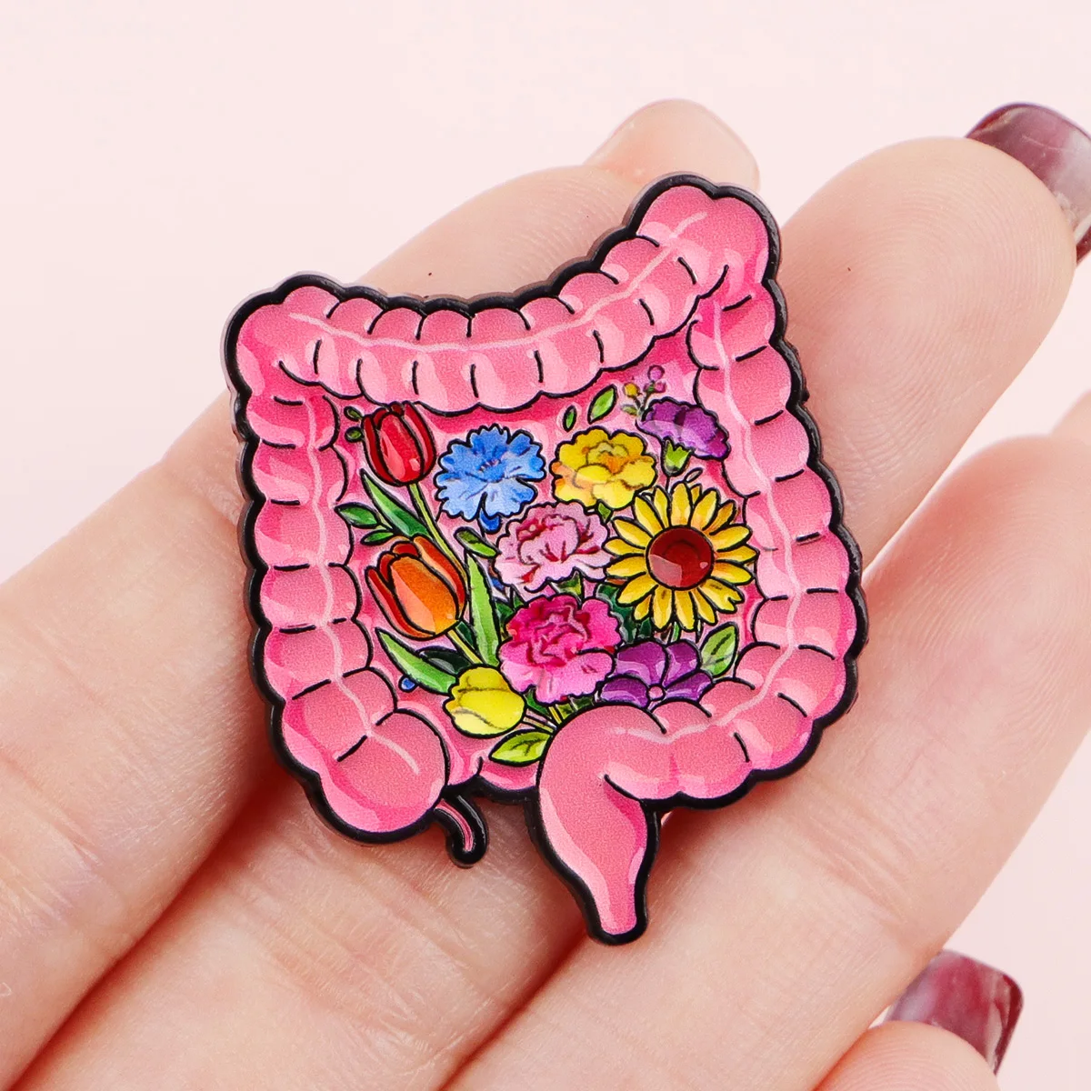 Brain Enamel Pin Medical Badges on Backpack Women's Brooches Hat Lapel Pins Cosplay Accessories Doctor Nurse Gifts view 3