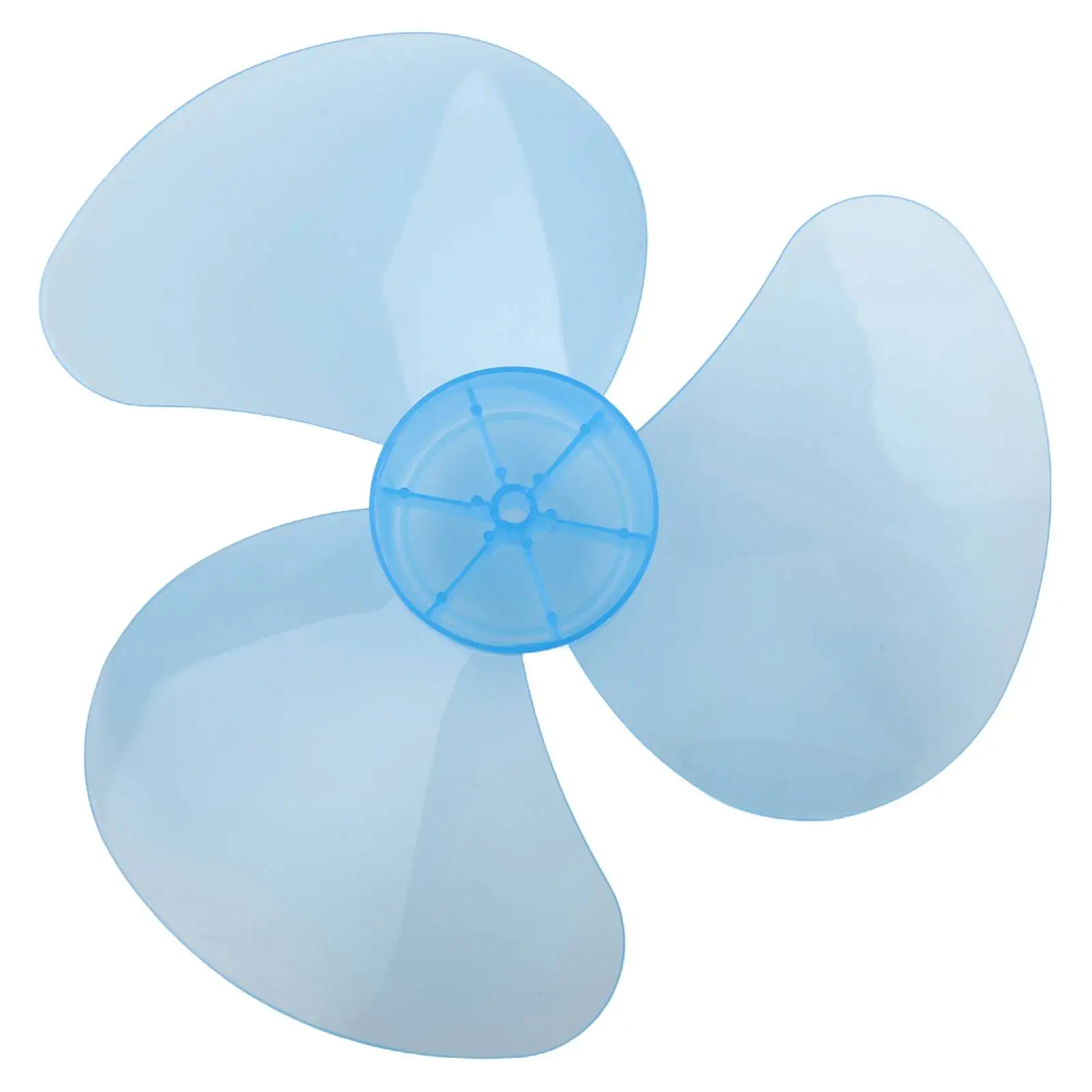 12 Inch 3 Leaves Plastic Fan Blue For Stand Desk Wall Table Portable Fans Replacement Parts Easy Install Accessories