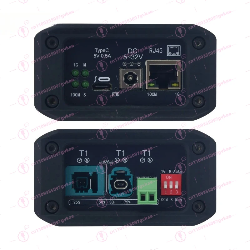 SE1001 Pro 1000-T1 Automotive Ethernet Interface Module To RJ45 Supports Legacy Mode