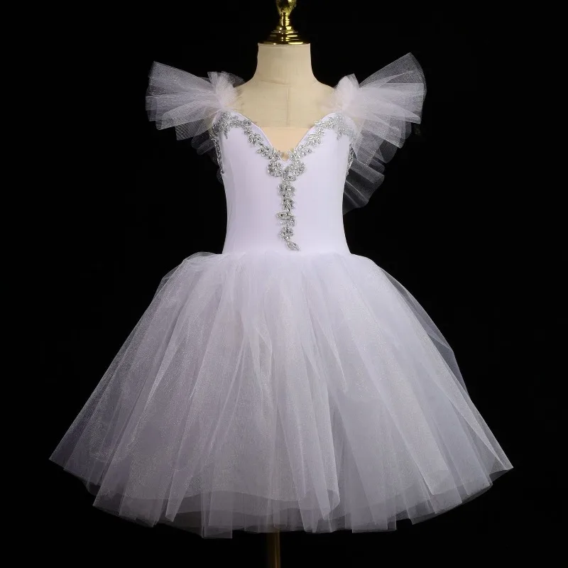 

Балетное платье, танцевальный костюм, платье для выступления на сцене, европейская пышная юбка