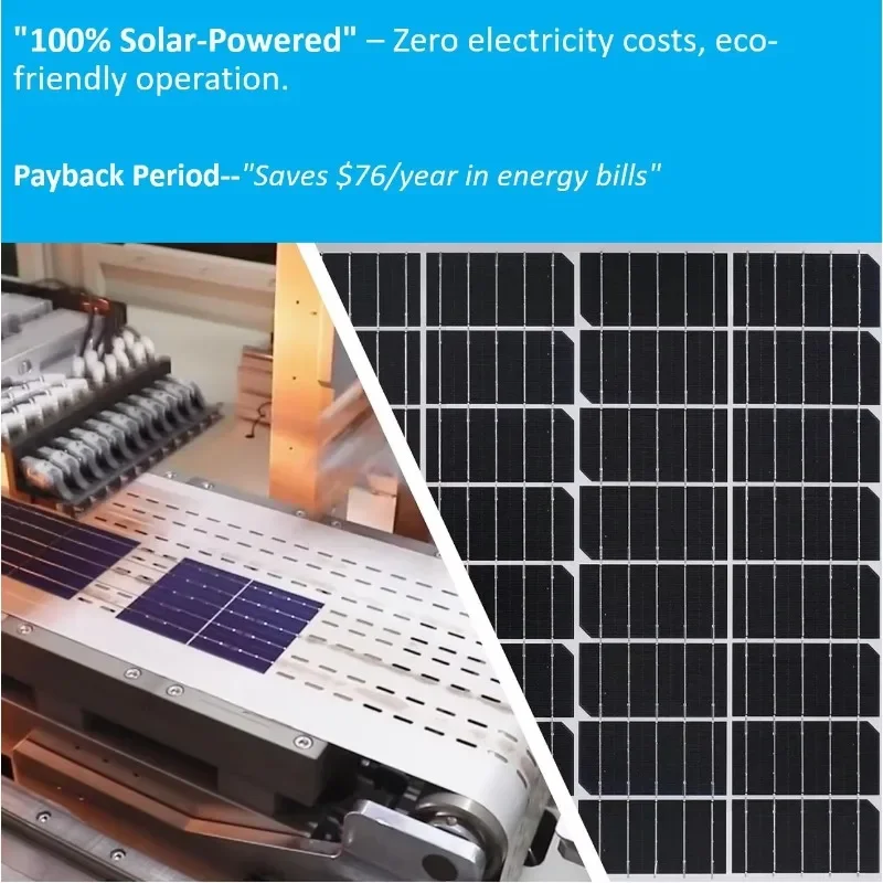 50W Solar Axial Flow Fans Attic Roof & Industry Solar Power Cooler Exhaust Vent Whirly Bird Roof Ventilation
