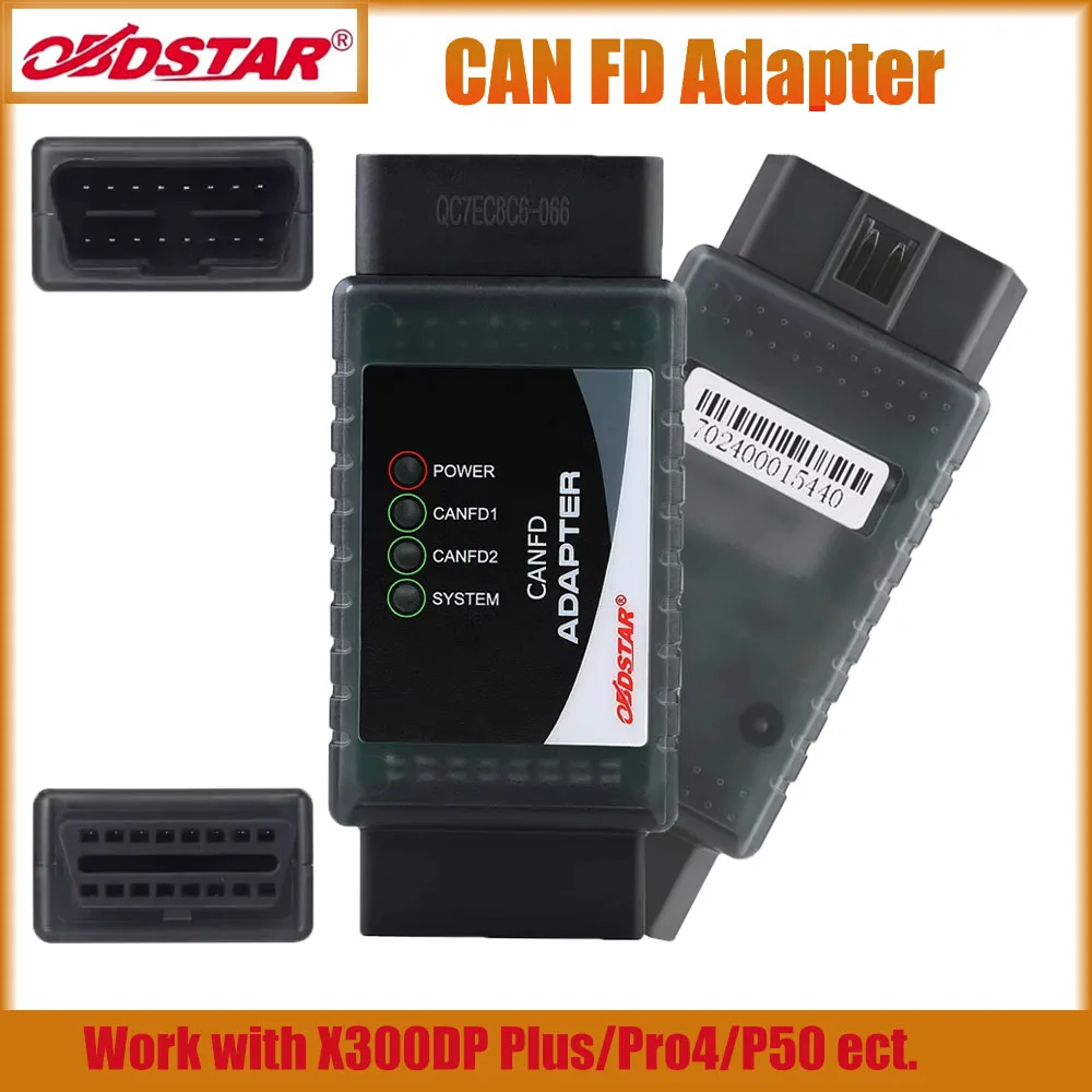 OBDSTAR CAN FD Adapter Works with X300PRO4/ X300 DP PLUS Car Diagnosis Tool For Chevrolet GMC Buick Hyundai Kia ect GM Airbag A+