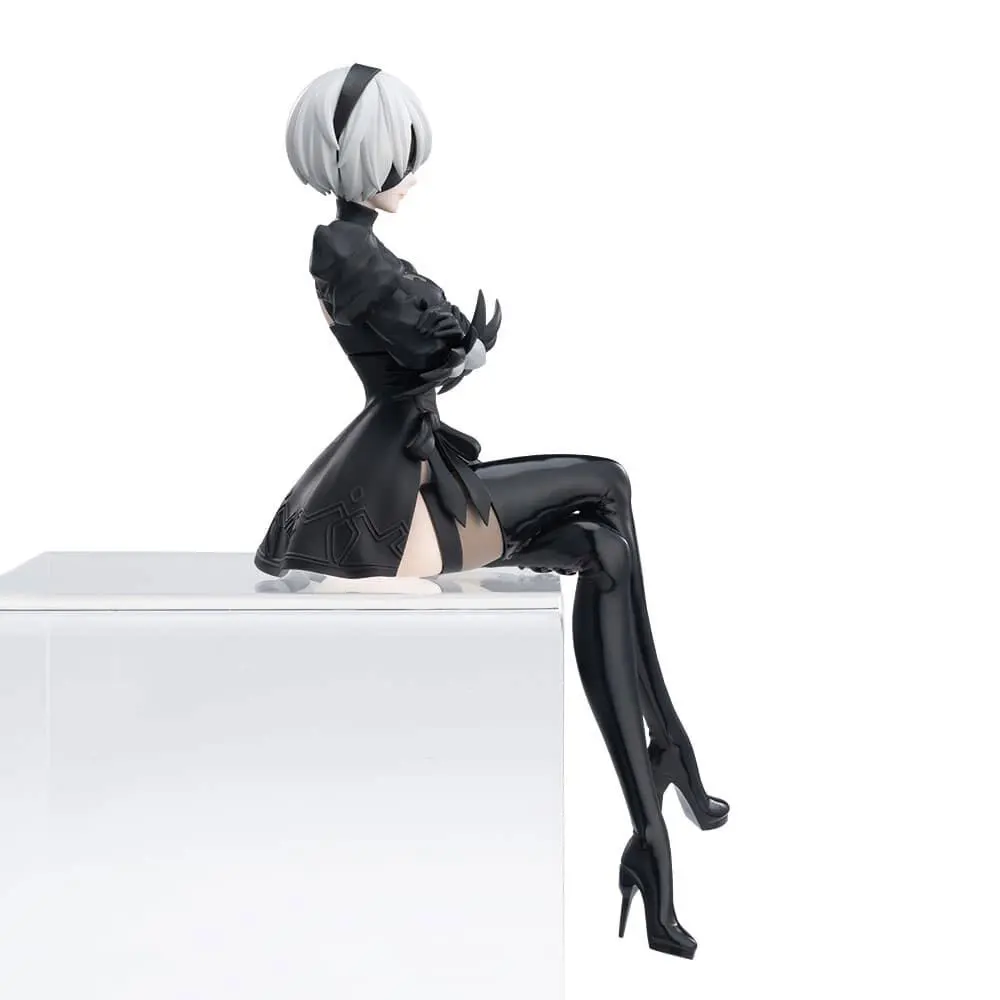 Juego de 15CM NieR:Automata YoRHa No. Figura de 2 tipos B, posición sentada, fideos instantáneos, modelo de Anime, juguete, colección de regalo, PVC