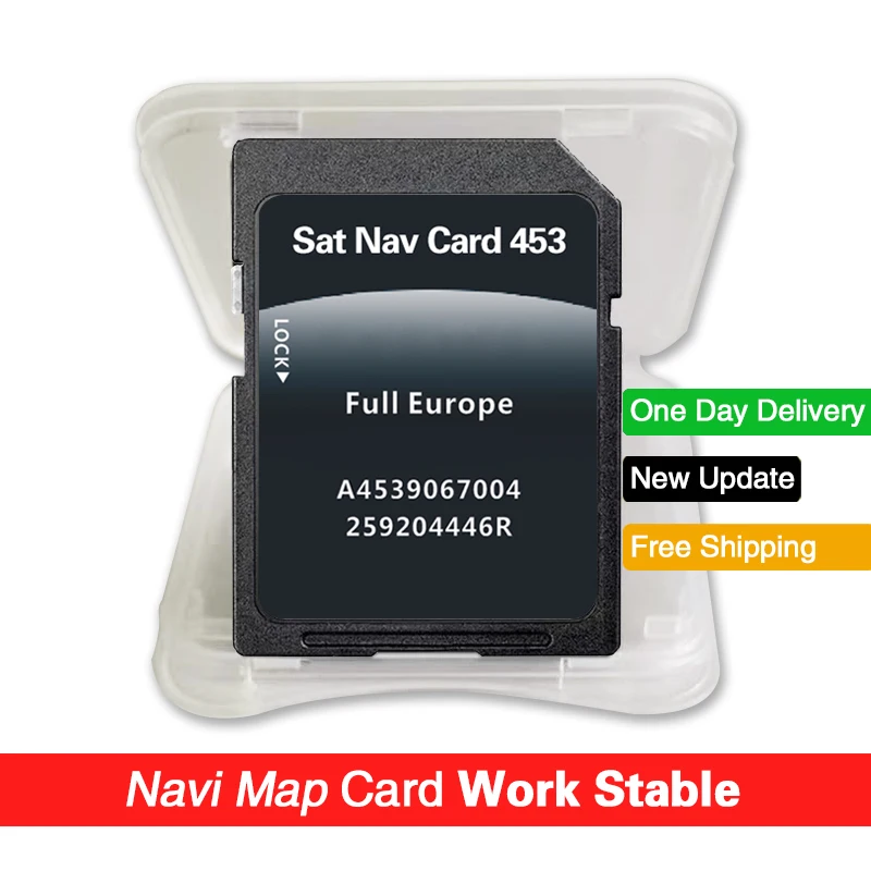 for Smart A453 mit Cool & Media Navigation Car 2023 GPS A4539067004 SD Card Sat Nav System Update Map Full EU with And Fog Flim