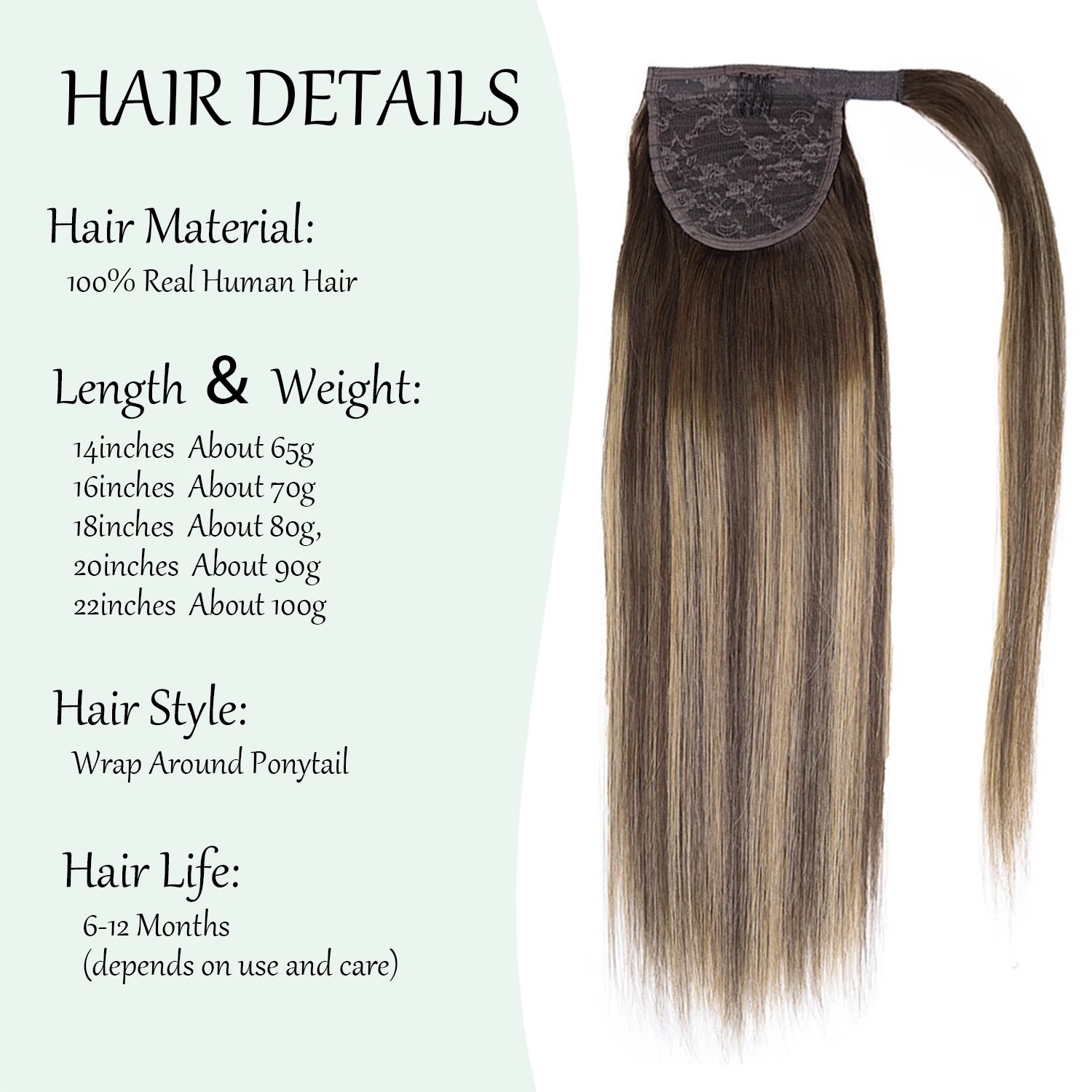 Thumbnail 2 - #19 Best Rated Human Hair Wrap Ponytails to Buy in 2026