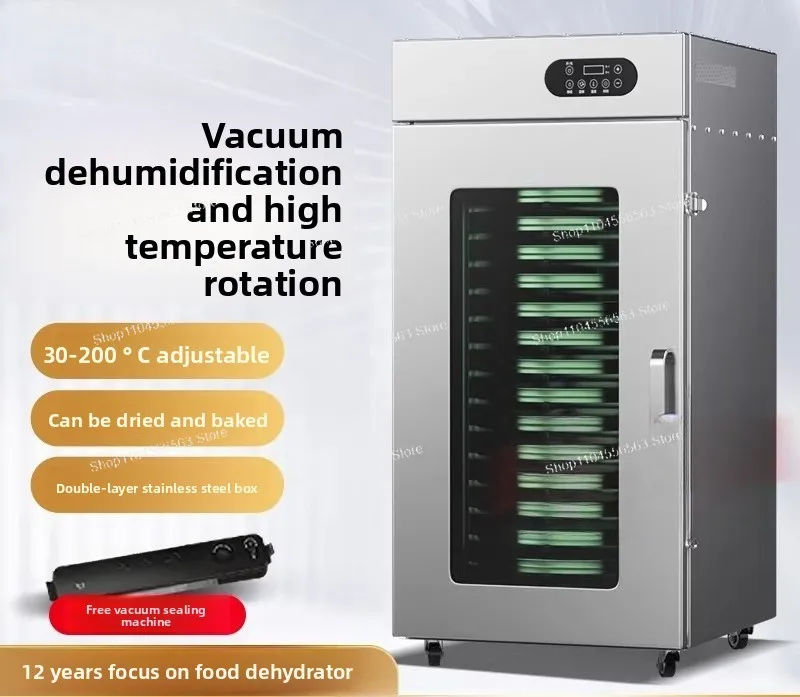 Commercial & Household Food Dehydrator for Fruit, Vegetables, Herbs, Meat, Seafood & Feed Drying