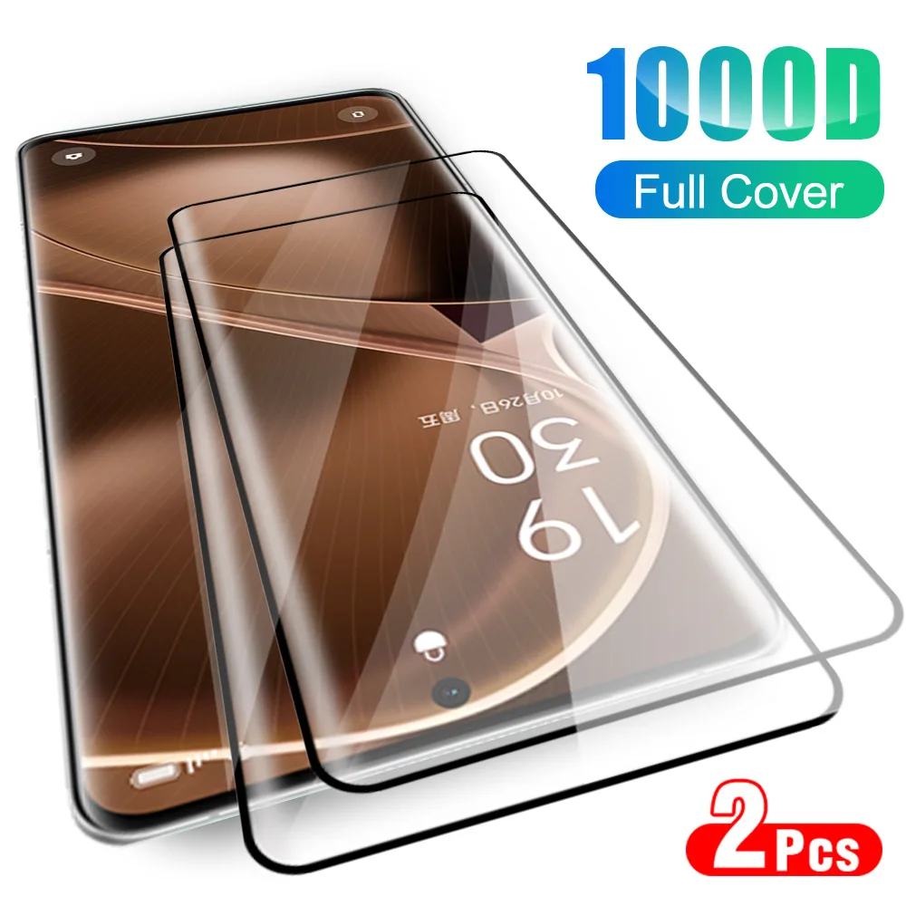 2pcs 9D Full Coverge Protective Glass Case For Oppo Find X6 Pro X 6 Findx6 Pro X6Pro Screen Protectors Tempered Glass Film Cover