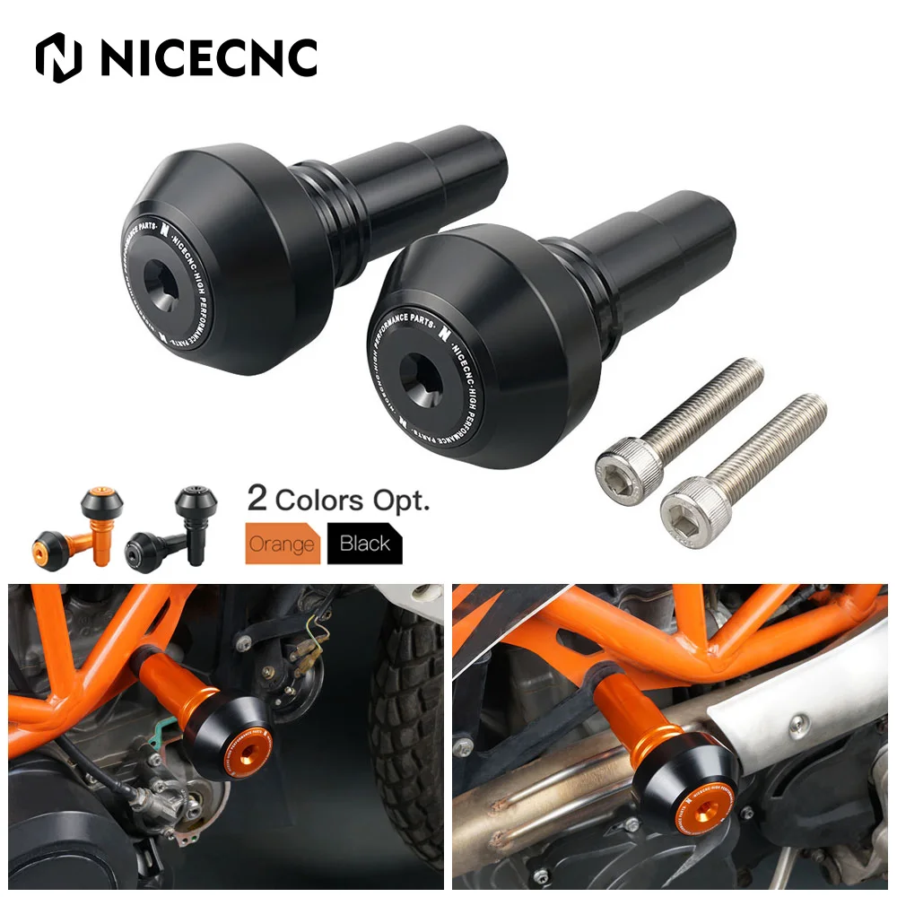 

NiceCNC Crash Frame Sliders Protectors For KTM 690 SMC SMC R Enduro 2008-2024 2023 2022 Husqvarna 701 Supermoto/Enduro 2016-2024