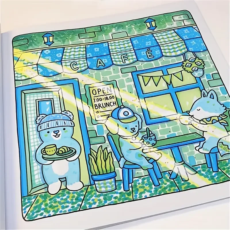 Sweetheart: كتاب تلوين للبالغين - أنشطة يومية مريحة لطيفة للاسترخاء (تلوين المساحات المريحة)، هدية مثالية لعيد الميلاد