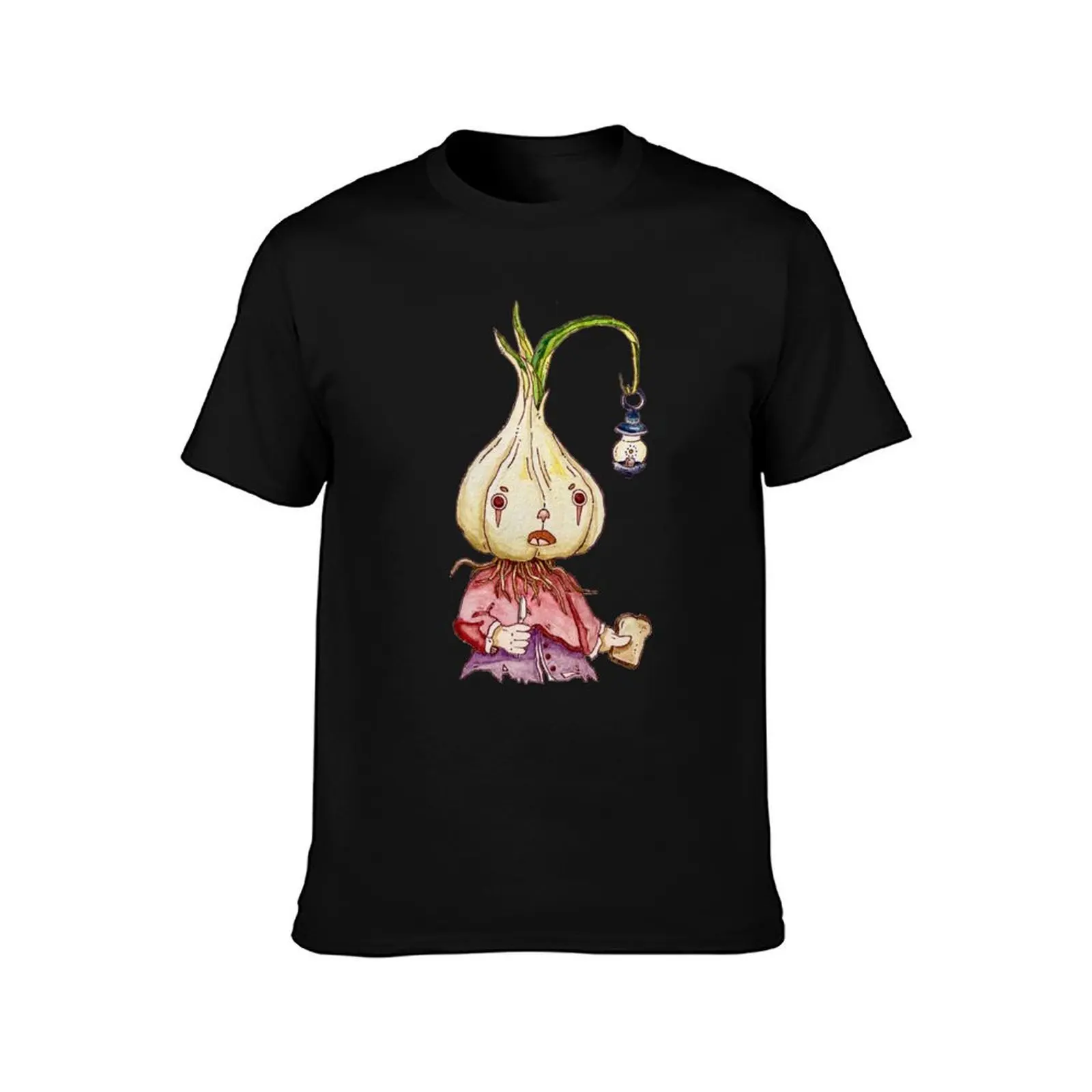 Garlic Ghost T-Shirt man t shirts cotton T-Shirt