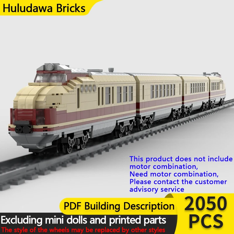 

Модель городской автомобиль MOC, строительные кирпичи, немецкий BR 175, электрический поезд, модульная технология, подарки, праздник, сборка, детские игрушки, костюм