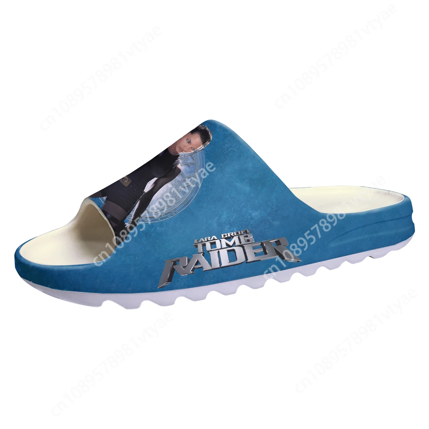 Lara Croft Tomb Raider Soft Sole Sllipers Home Clogs Customized Step On Water Shoes Mens Womens Teenager Step in Sandals