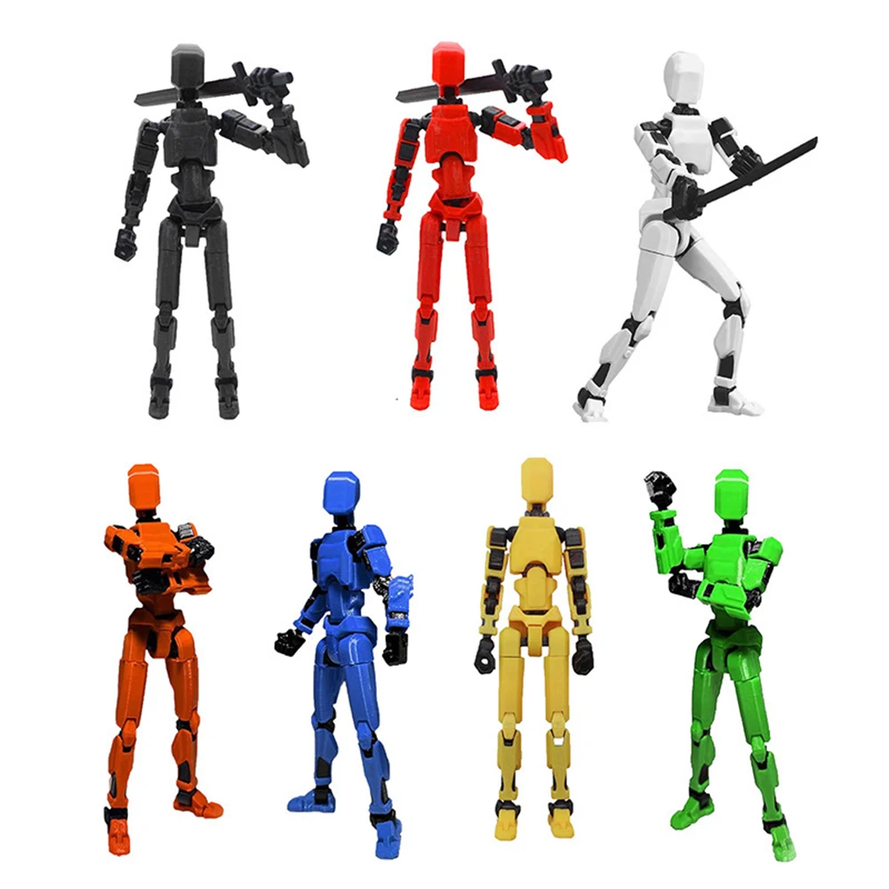 لتقوم بها بنفسك 13 عمل متعدد المفاصل المنقولة Shapeshift روبوت ثلاثية الأبعاد مطبوعة عارضة أزياء الدمية عمل نموذج ديكور المنزل التماثيل للأطفال