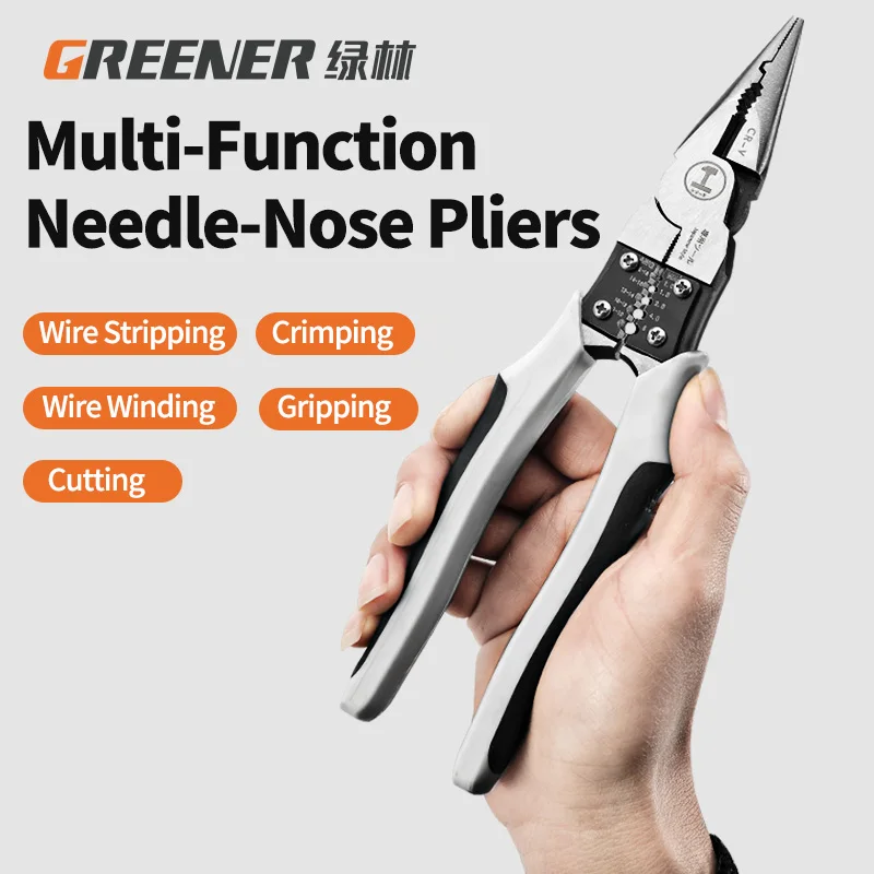 

GREENERY Pliers for Electricians Multifunctional Household Labor-saving Hardware Tools Specialized Pliers Cutting Steel Wires