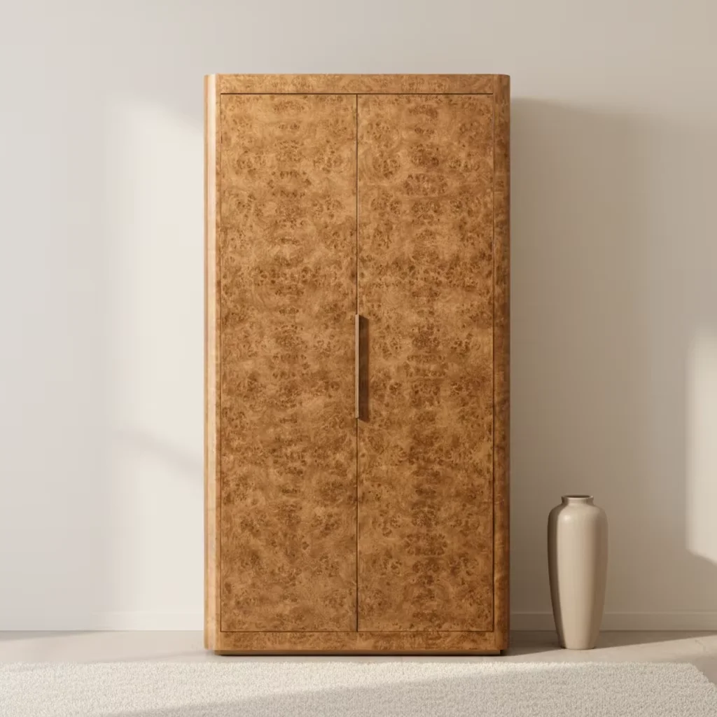 

# 2025 Luxury Design Living Room Furniture Indoor Storage Burl Cabinet