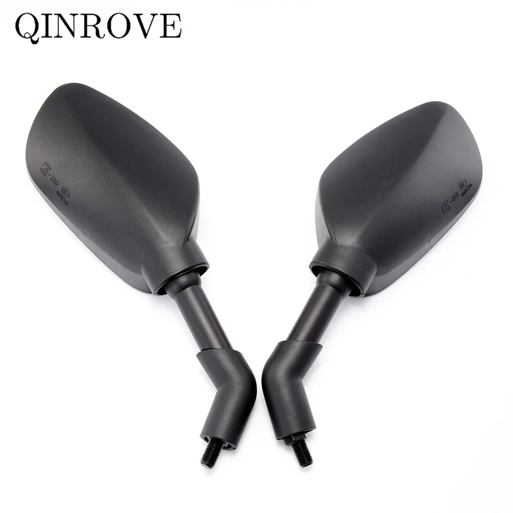 ABS Motorcycle Rear Mirror 10MM Scooter Black Side Mirror Universal For KTM Duke 250 390 690 Ducati Monster CFMOTO 250 650 800NK