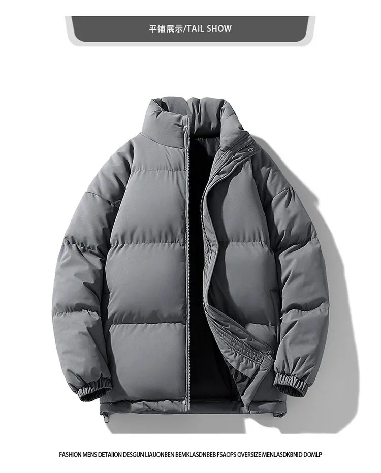 Big Size 8XL Men's Winter Parka Thick Warm Casual Jacket Male Oversize Cotton Padded Windbreaker Large Plus Fat 5XL 6XL 7XL Coat