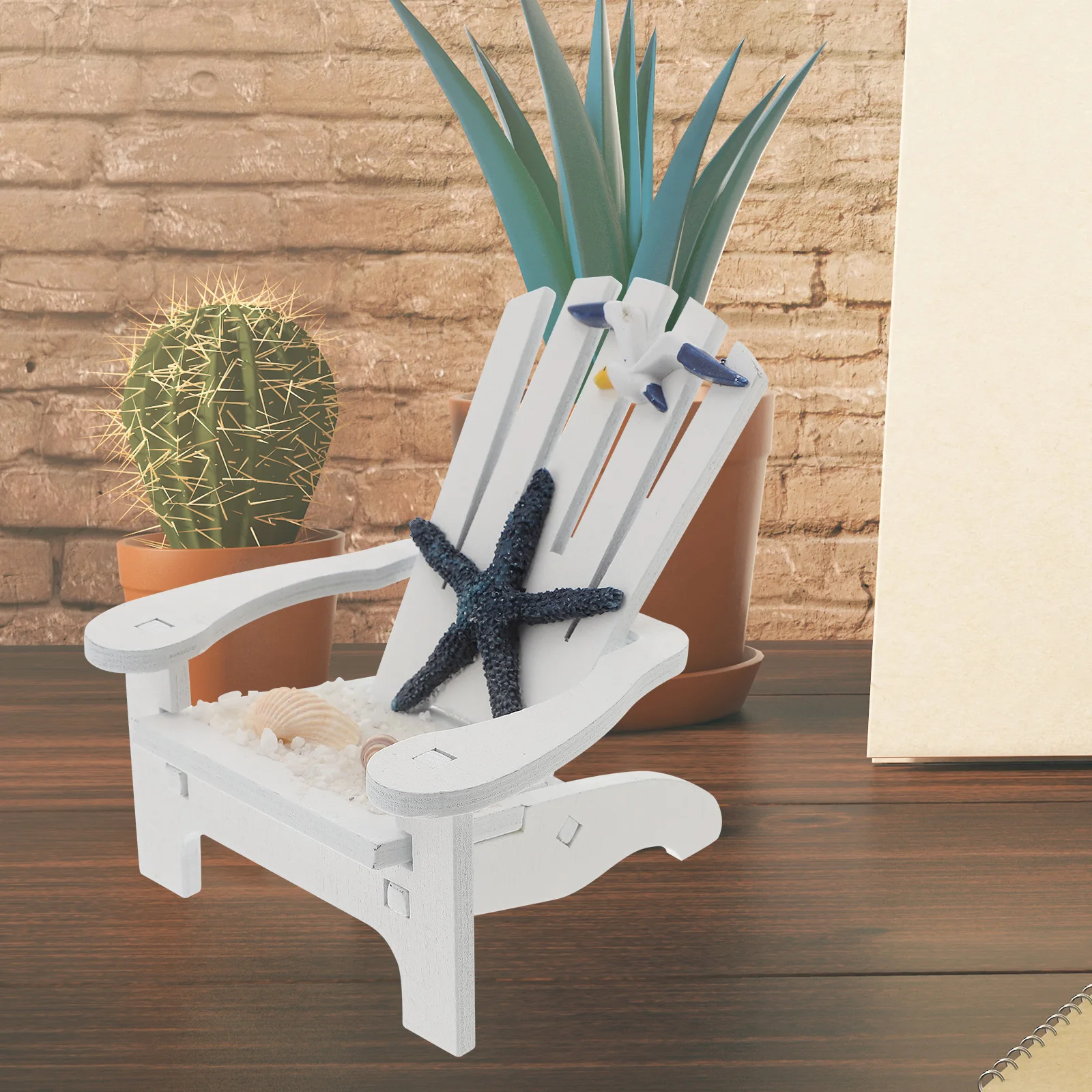 

Creative Wooden Chair Ornament Tabletop Home Decor Wooden Crafts Craft For Office Bedroom Party Decoration