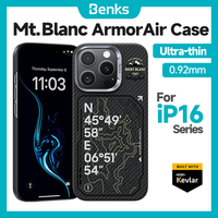 Benks Magnetic for IPhone 16 Pro Max Built with Kevlar 600D Aramid Fiber 0.92mm Ultra-thin Simple Phone Protection Cover