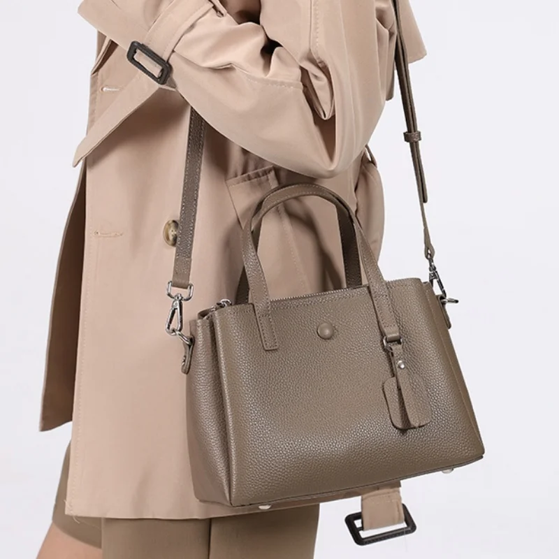 

Female Fashion Luxury Design Crossbody Bags Ladies Soft Cow Real Leather Handbag Women‘s Cowhide Genuine Leather Shoulder Bag