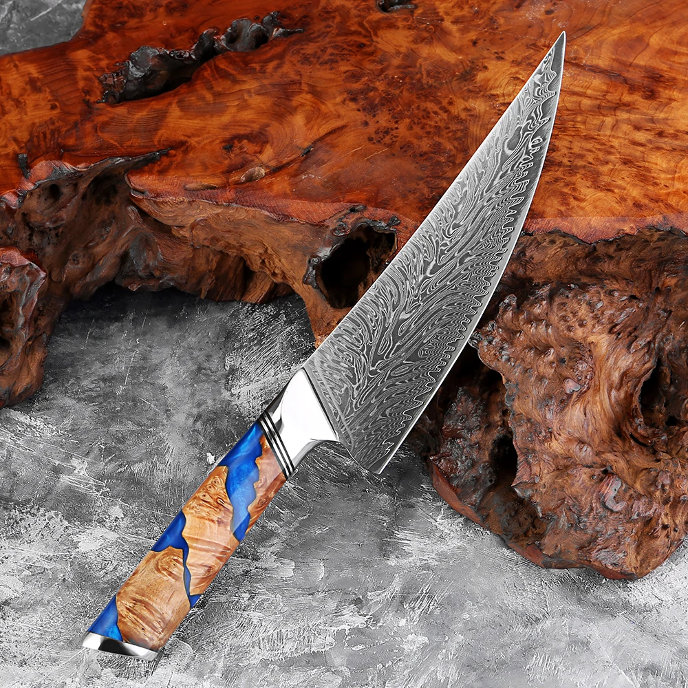 

8-Inch Chef's Knife Ultra-Sharp Damascus Steel Blade, Ergonomic Handle, Professional Quality Kitchen Knife for Home & Chef Use