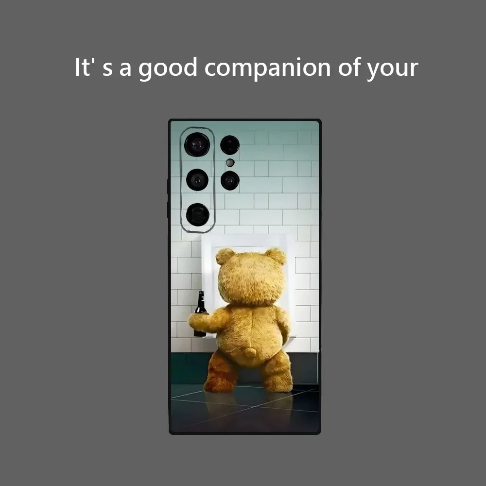 Teddy Bear Movie Ted Phone Case for Samsung Galaxy S24 Ultra S22 S23 Ultra S21 S20 5G Protective Soft Silicone TPU Funda