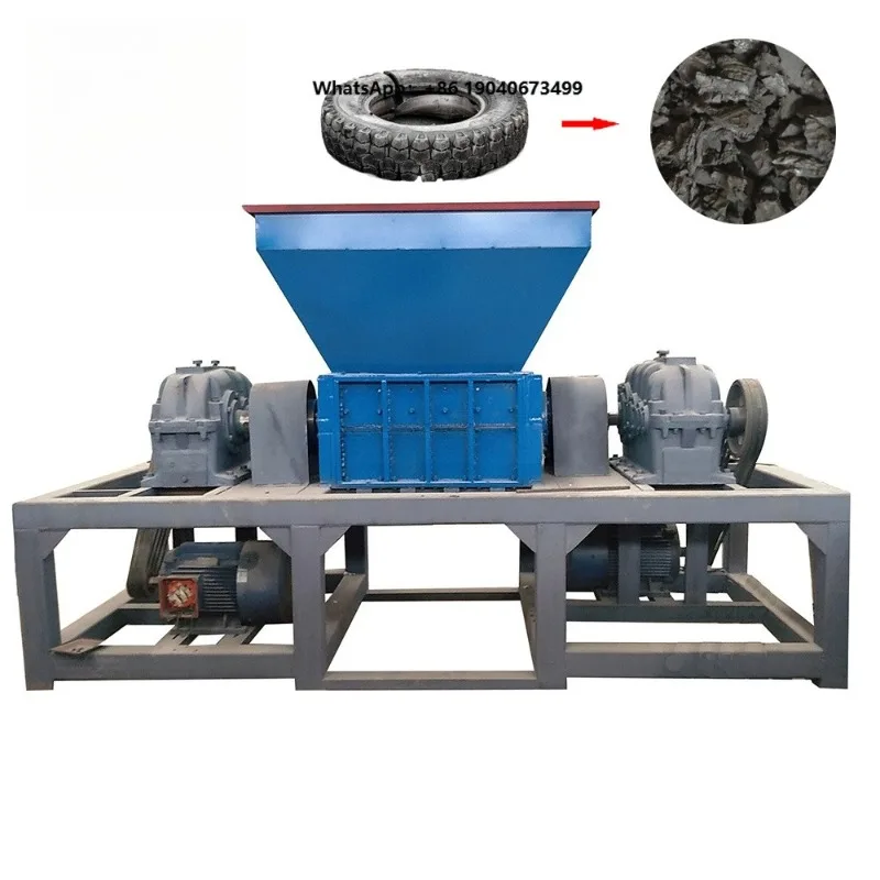 Energy-Efficient Motor Engine Tire Recycling Machine Shredder Low Noise Low Vibration Multifunctional Used  ZX