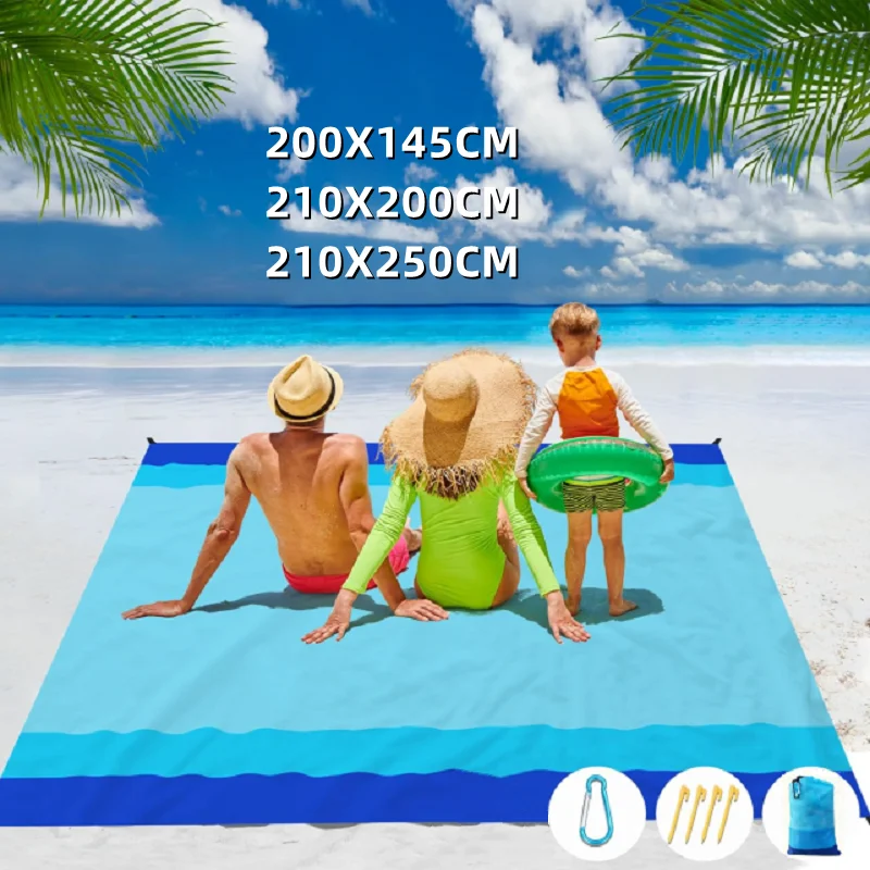 

Extra Large Beach Mat,Beach Blanket Sandproof Waterproof, Oversized & Compact Sand Free Mat Quick Drying