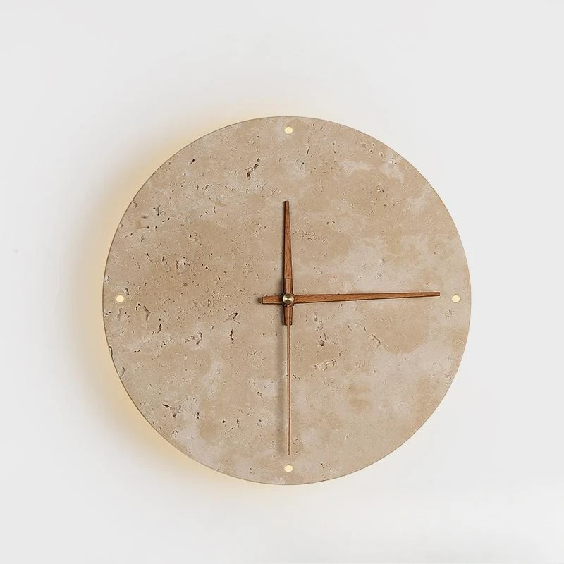 

Creative clock living room, background wall, staircase entrance, decoration