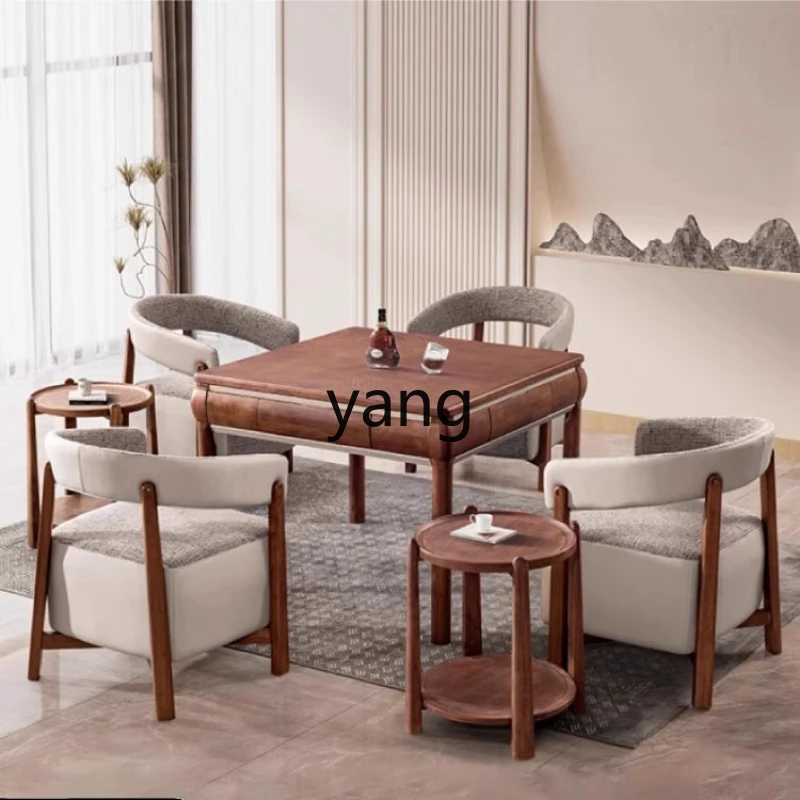 

LH new Chinese high-end mahjong machine automatic household integrated dining table dual-purpose