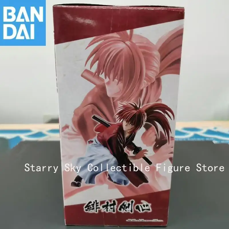 

Подлинная Bandai Namco Banpresto Rurouni Kenshin вибрационные звезды Himura Kenshin аниме фигурка модель коллекционная фигурка игрушки подарок