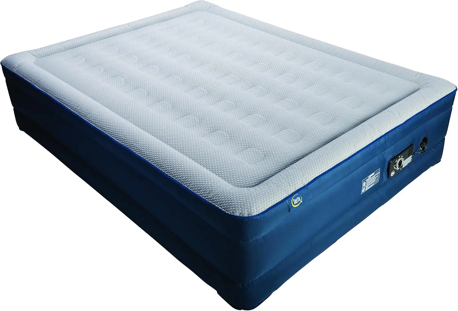 Queen TPU Perfect Sleeper Air Mattress  Queen 18”  TPU Construction Slumbertouch Knit Topper - Edge Protection Air Mattres