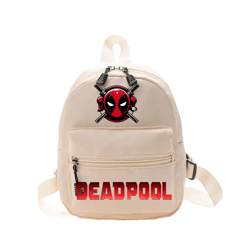 Mochila de superhéroe Deadpool para mujer, bolso de hombro de dibujos animados, informal, bonito, estilo universitario, 2024