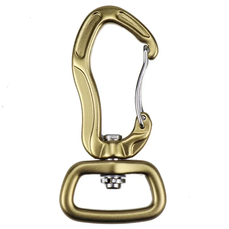 360° Rotatable Spinner Carabiner Small Wiregate Carabiner Rotational Hammock Clip Hook Climbing Accessory