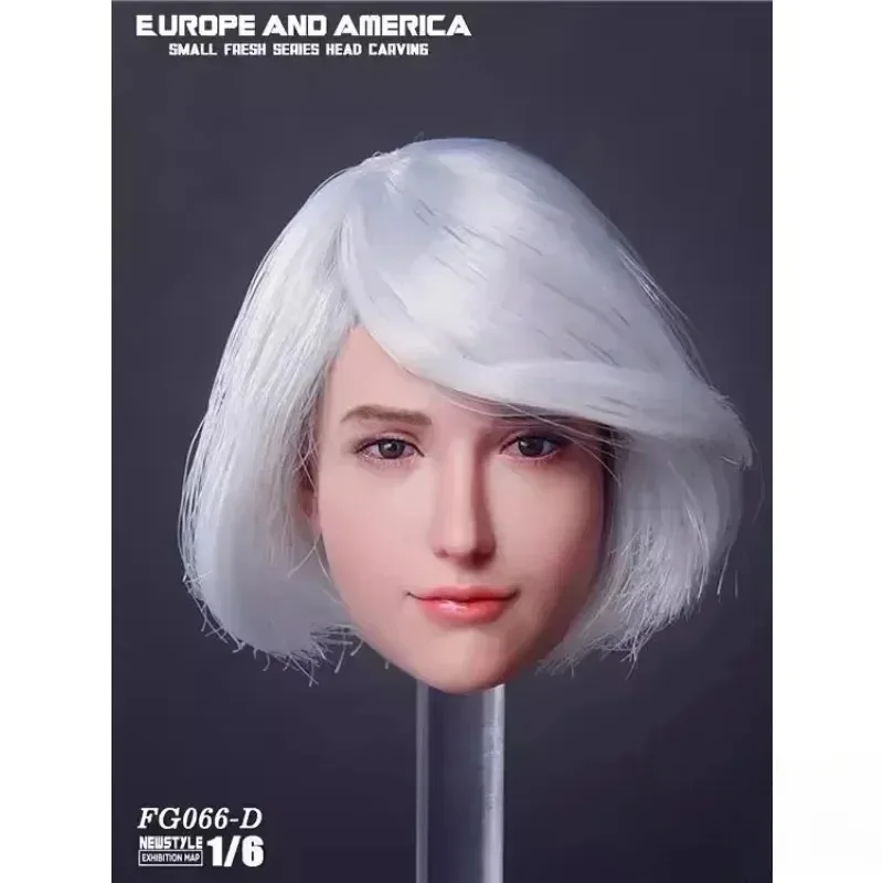 FireGirl FG066 1/6 échelle femme européenne américaine douce beauté tête Sculpture modèle pour 12 "peau pâle PH TBL poupée