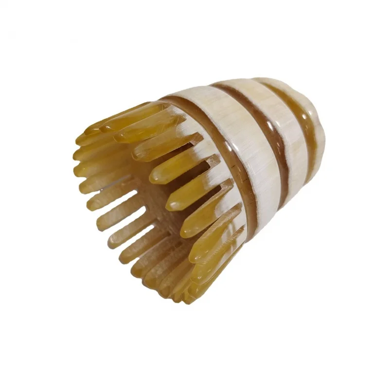 Wholesale Horn Shampoo Comb Angle Tip Shampoo Comb Head Massage Point Pull Tendons Head Therapy Comb