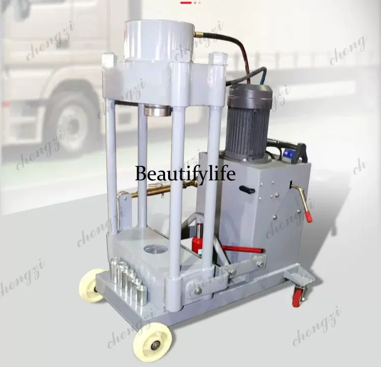 81 vertical shaft disassembly machine 200t electric hydraulic steering knuckle spindle auxiliary shaft claw rod sleeve arm
