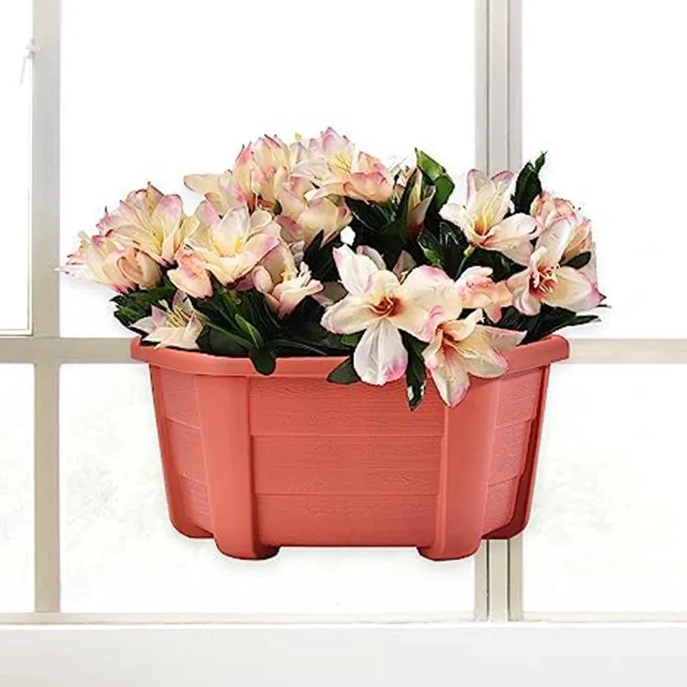 efficient drainage system decor drainage hanging flower pot removable drainage versatile hanging options wood grain finish