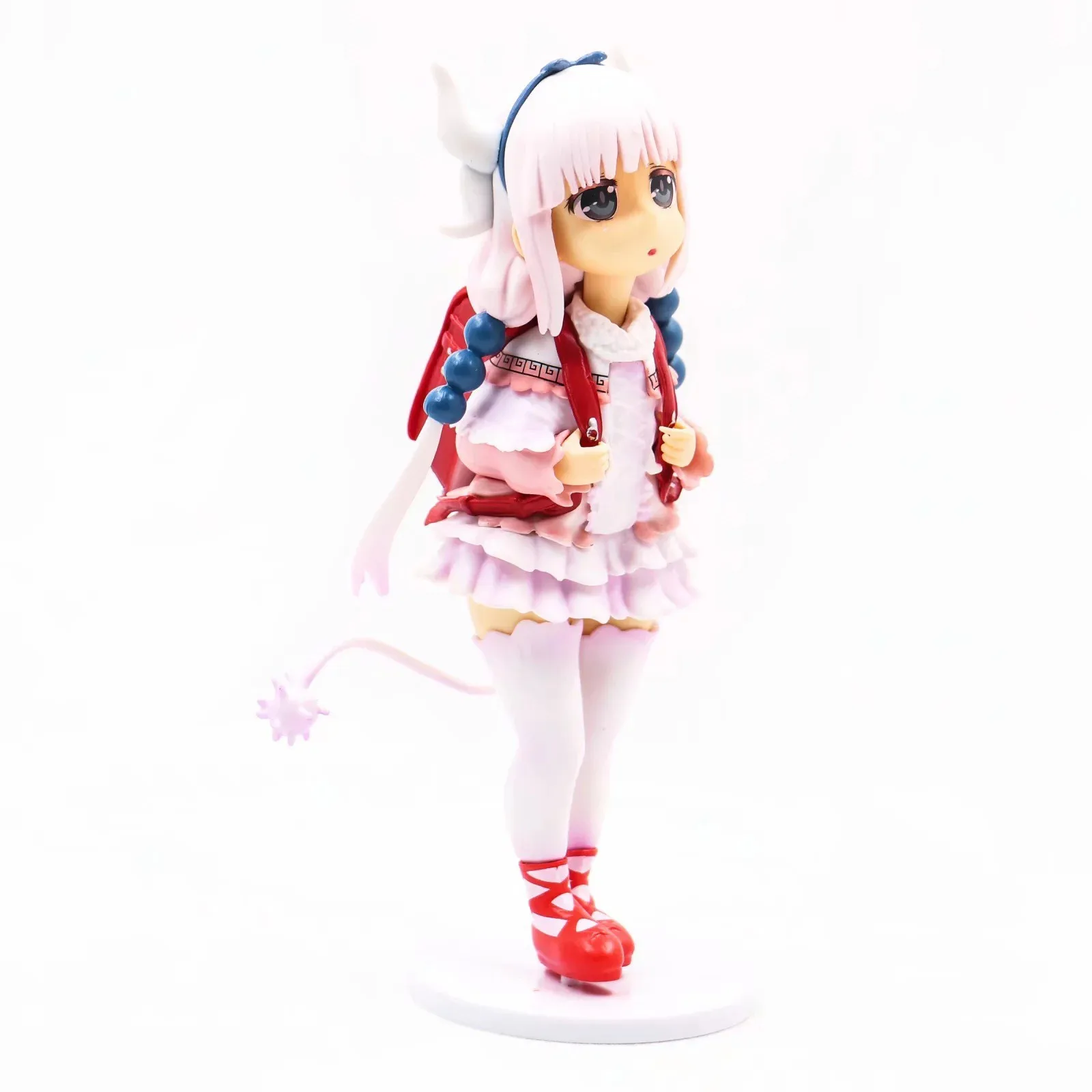 18cm Cute Kobayashi san Chi No Maid Kanna Kamui Anime Miss Kobayashi's Dragon Maid Action Figure PVC KannaKamui Model Toy Gift